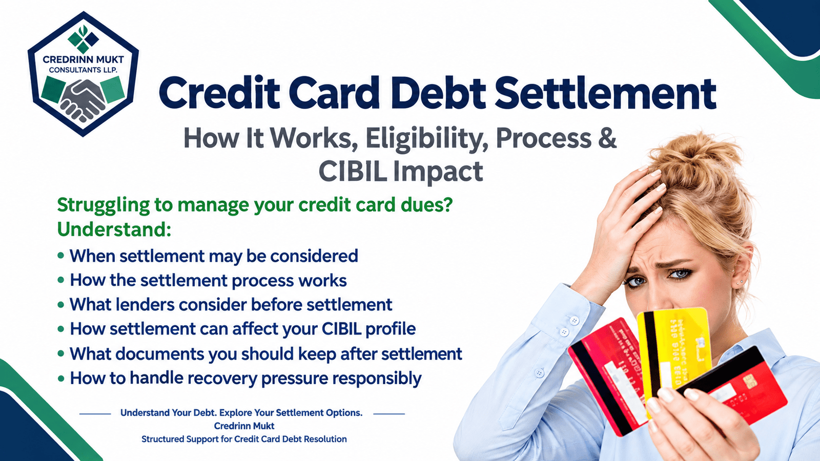 Credit Card Debt Settlement: Reduce Outstanding Dues | Credrinn Mukt